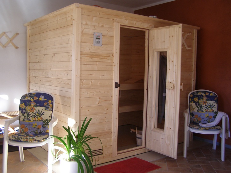 finnische Holzsaune im EG