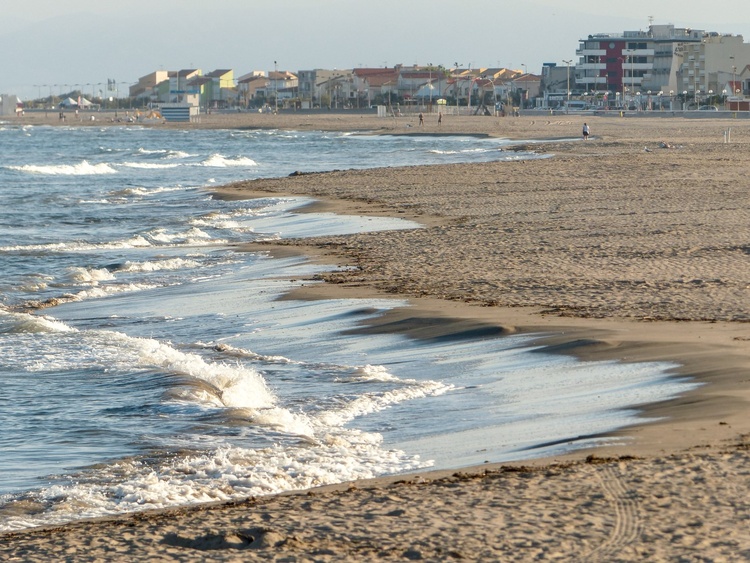 Strand Narbonne-Plage Winter