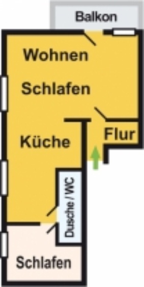 Grundriss Fewo. Hooge