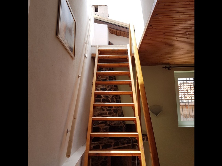 Treppe zur Dachterrasse