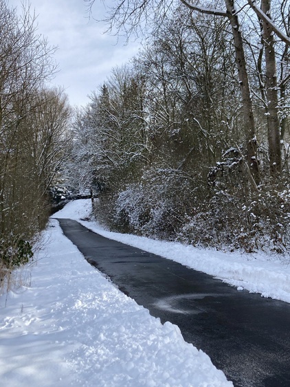 Wanderwege im Winter