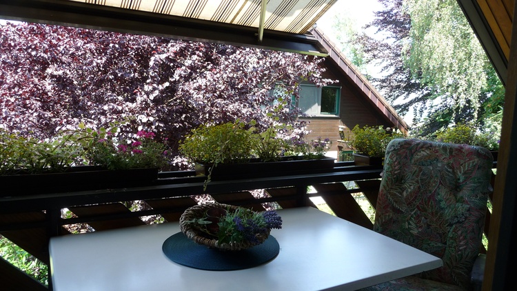 Balkon überdacht