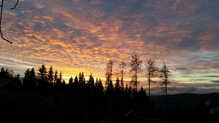 Abende genießen mit Naturschauspiele