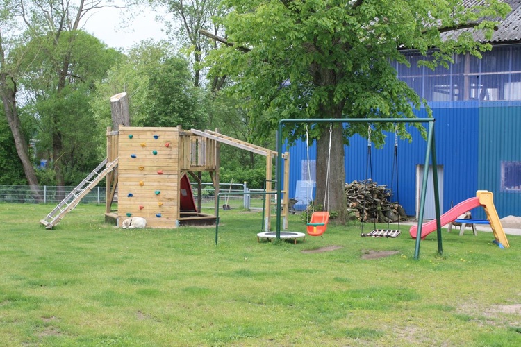Der Spielplatz im Innenhof
