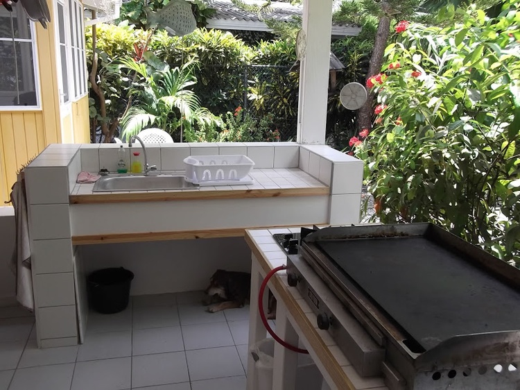 Spuele und Grillplatte