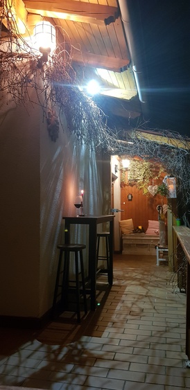 Gelegenheit auf der Terrasse und den Sternenhimmel zu beobachten