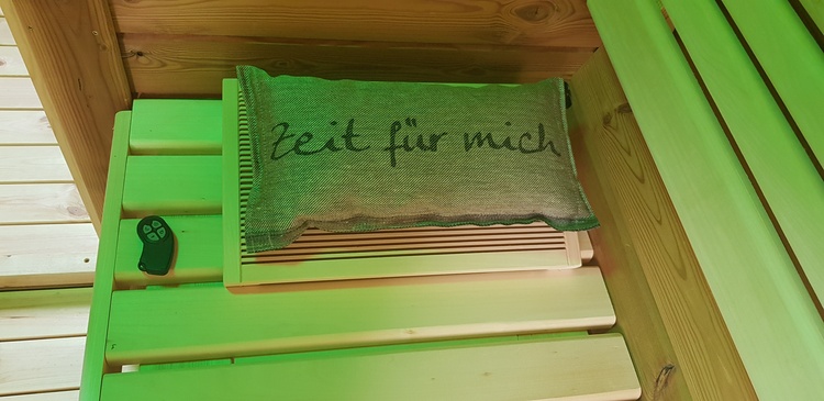 Zeit nur für mich in der Sauna