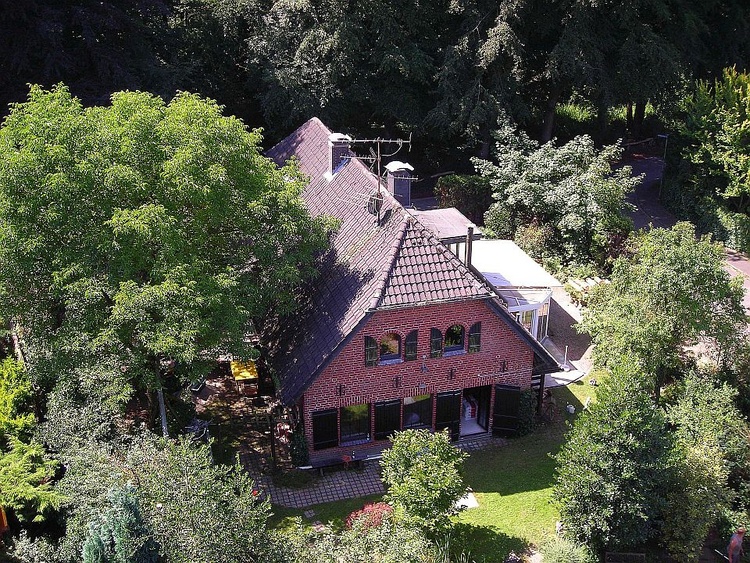 Haus aus der Vogelperspektive