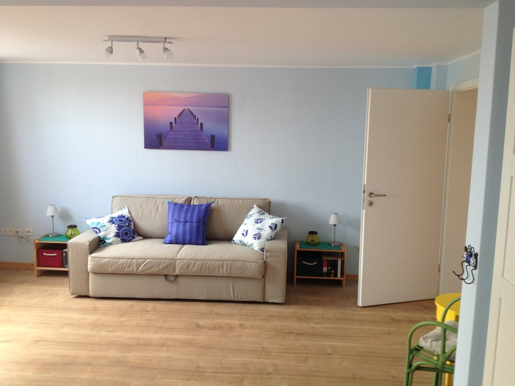 Zusätzliche Schlafcouch in Schafzimmer