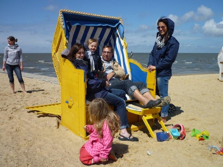 Strand-Bild  (Urlaub zu jeder Jahreszeit)