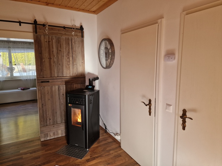 Vorraum mit Pelletsofen