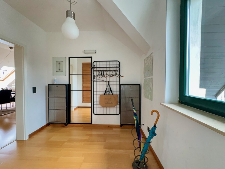 Garderobe vor der Wohnungstür