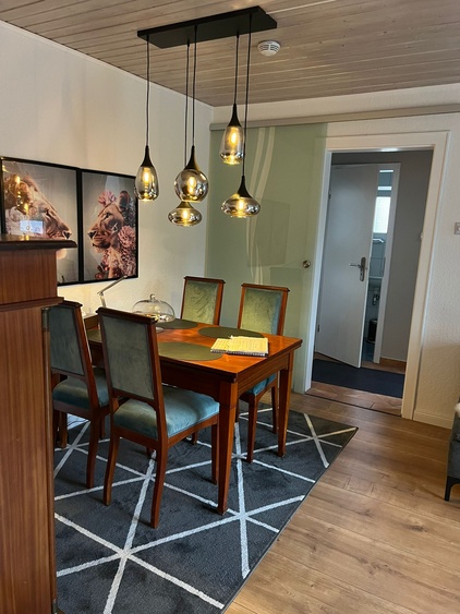 Essplatz im Wohnraum