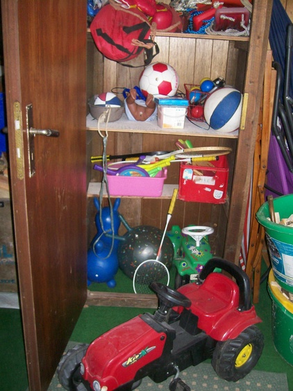 Ein Raum voller Spielmöglichkeiten-auch bei Regen