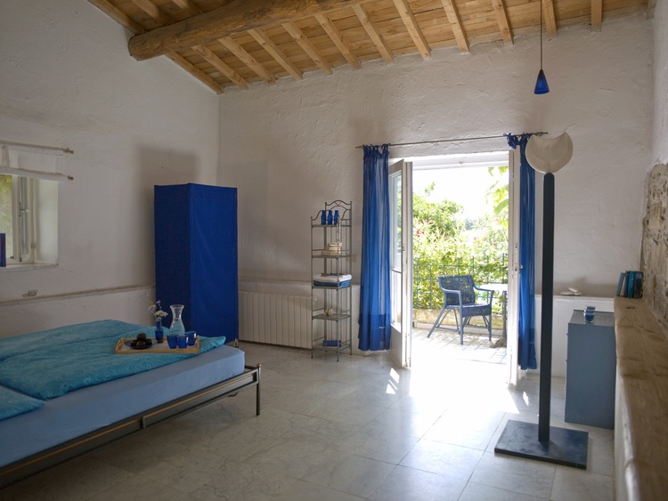 Villa La Rogaia Apt. "La Pipo" Schlafzimmer