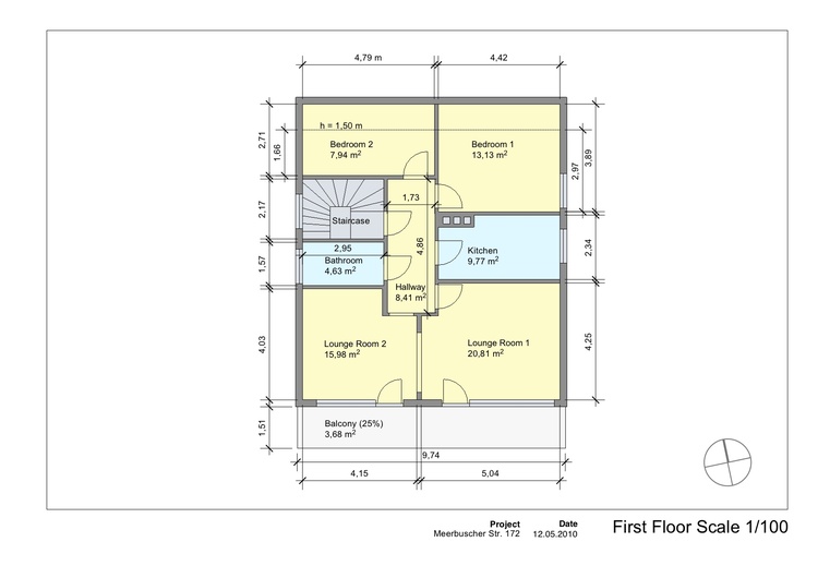 Grundriss Ferienwohnung