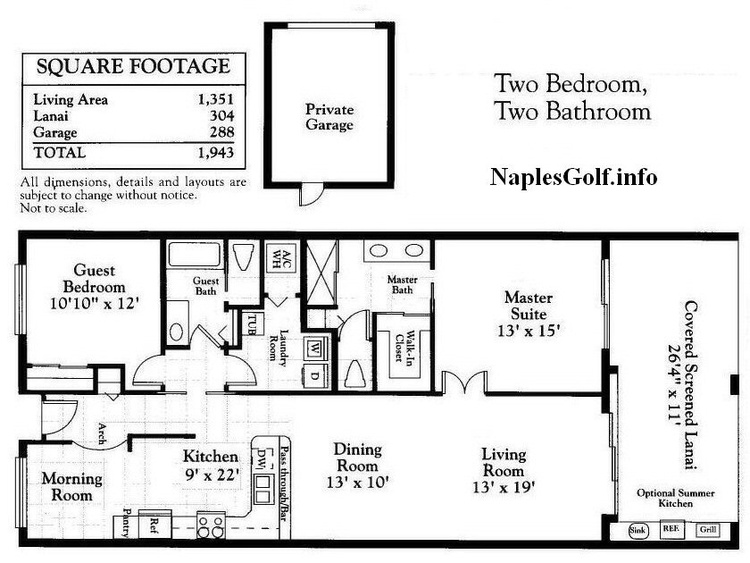 Grundriss der Wohnung