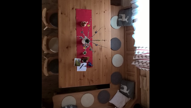 großer Essbereich für max.10 Personen