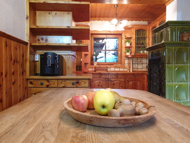 Esszimmer im Zirbenstüberl