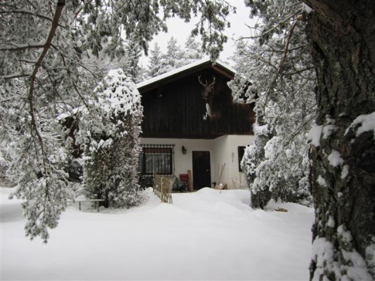Haus im Winter