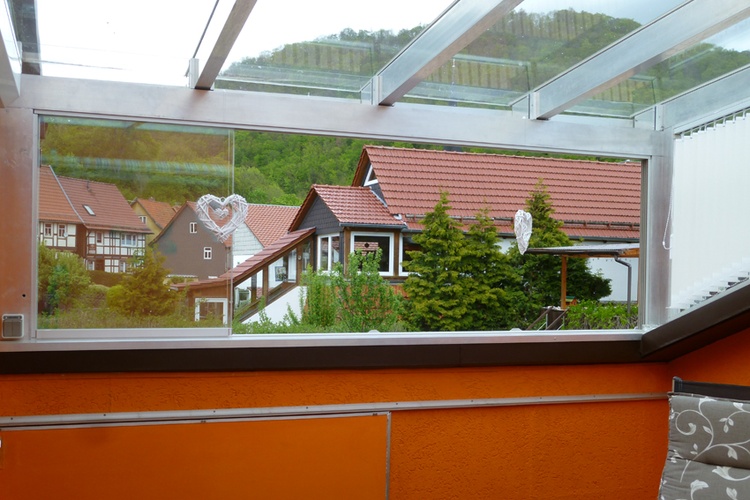 Glas-Dachterrasse