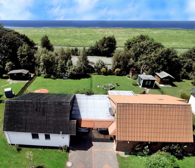 Direkt am Nordseedeich