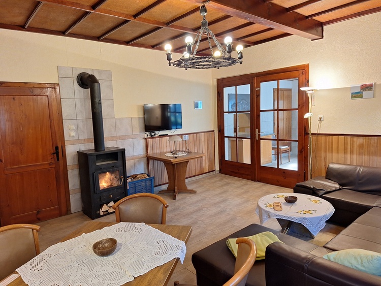 Wohnraum mit Kaminofen