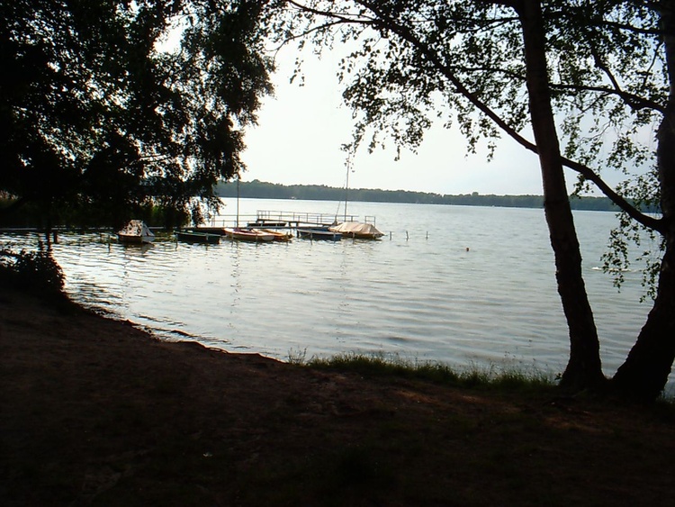 Badestlle mit Bootssteg