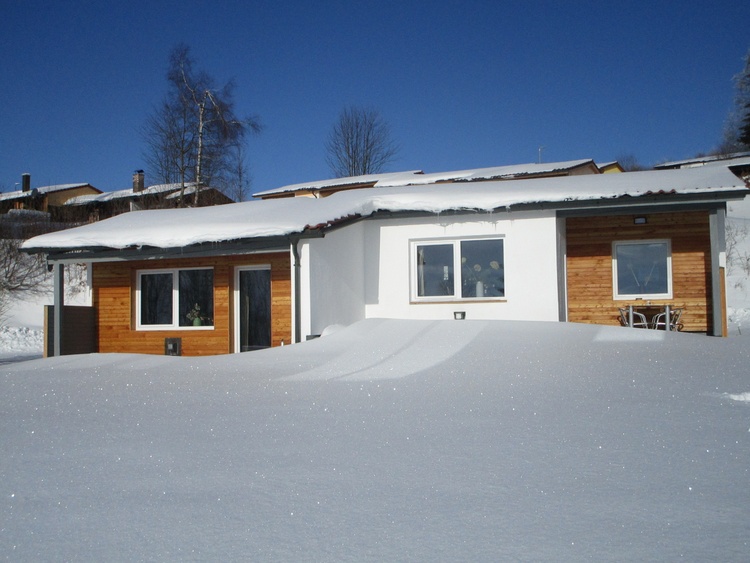 Ferienhaus im Winter