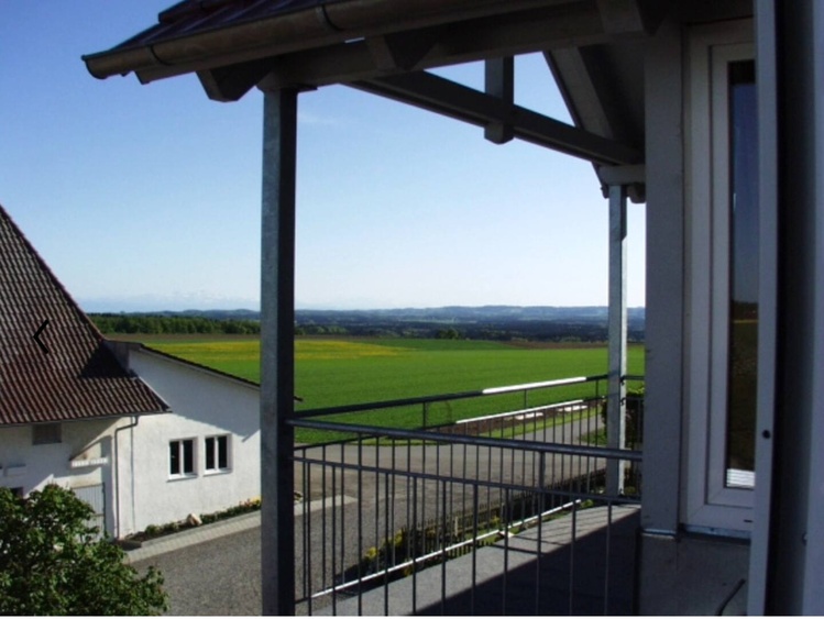 Blick Richtung Alpen