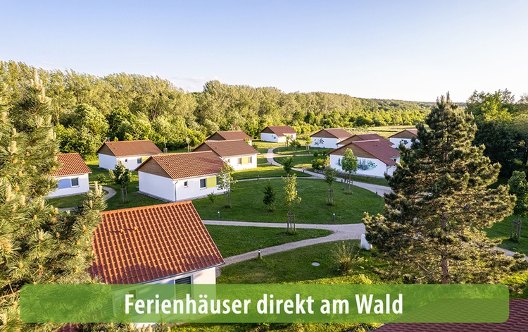 Ferienhäuser von oben