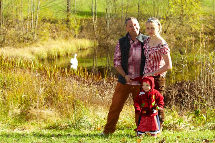 Alex, Kristin und KleinMia