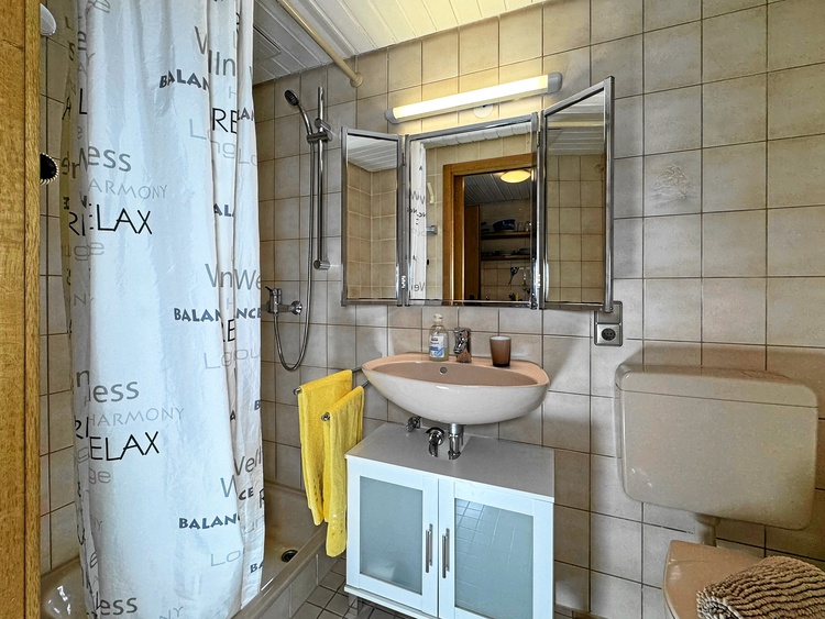 Badezimmer mit Dusche