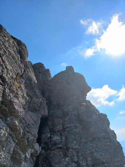 Wandern vom Haus weg