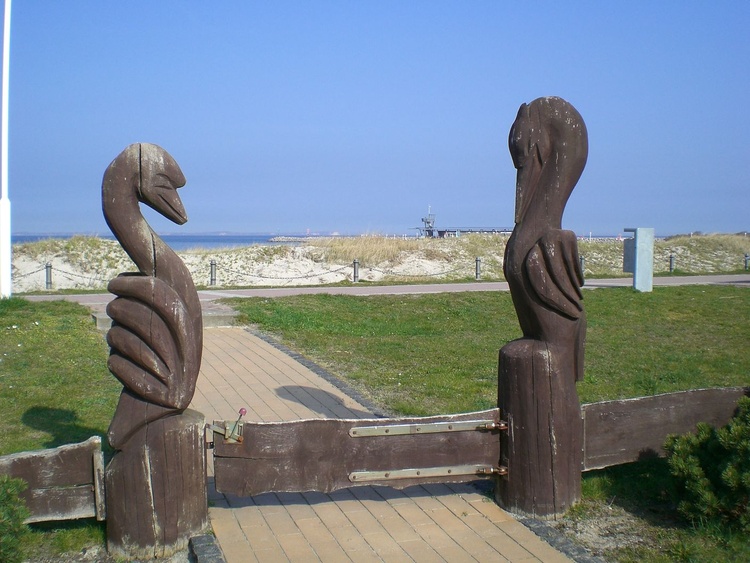 Zugang zur Promenade bzw. zum Strand