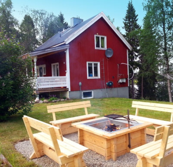 Grillplatz im Garten