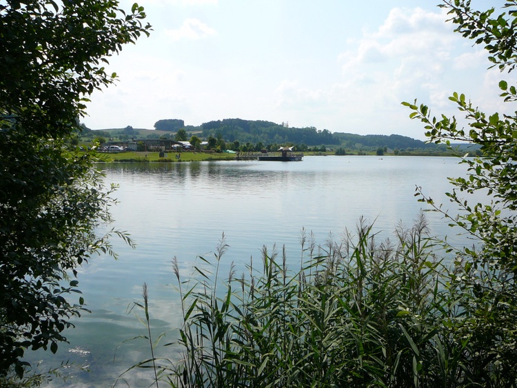 Badesee mit Restaurant