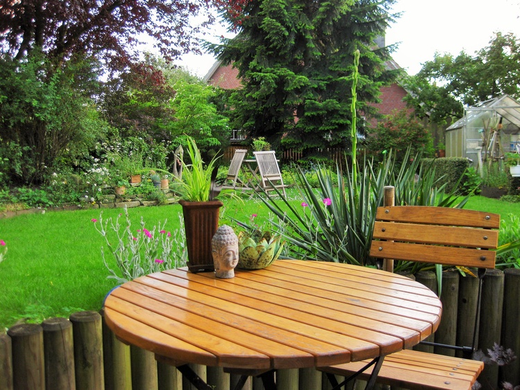 Blick in den Garten