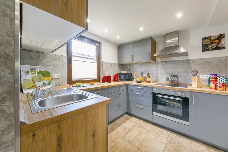 Küche mit viel Stauraum