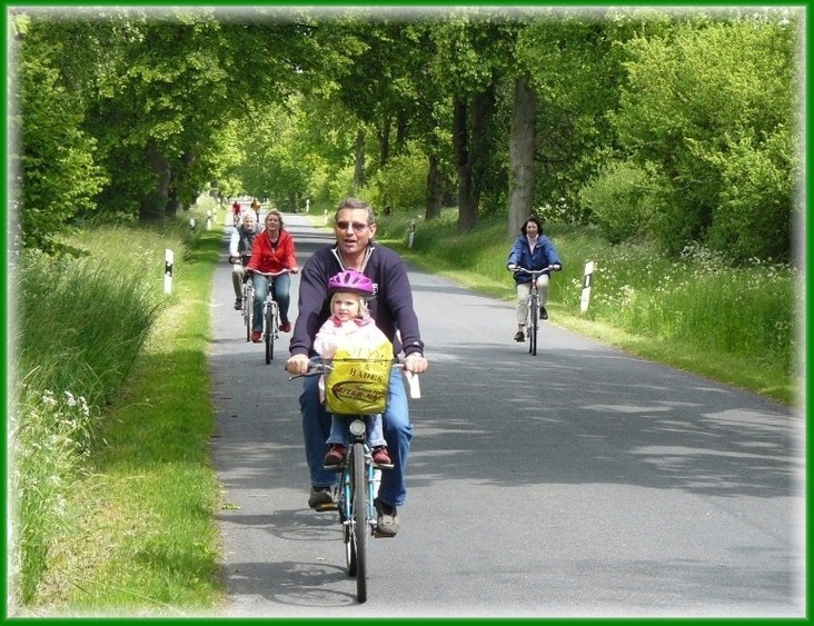 entspannte Radtour in der Umgebung