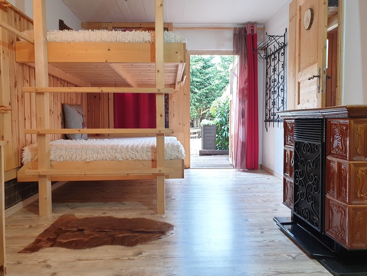 Terrasse vor dem Schlafzimmer