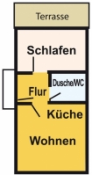 Grundriss Fewo. Friesenjung
