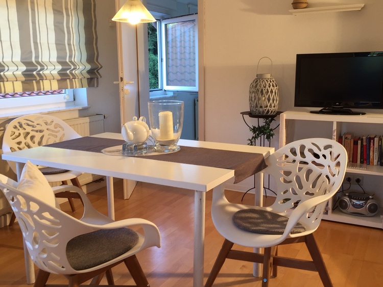 Der Essbereich in frischem Outfit