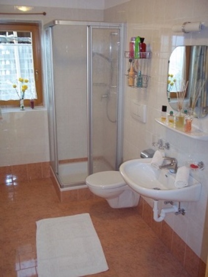Bad in Ferienwohnung Abendrot
