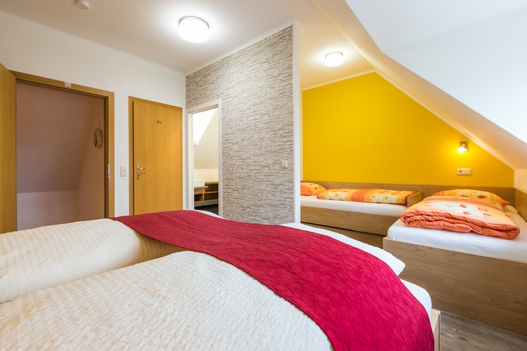 Familienschlafzimmer der Terrassenwohnungen