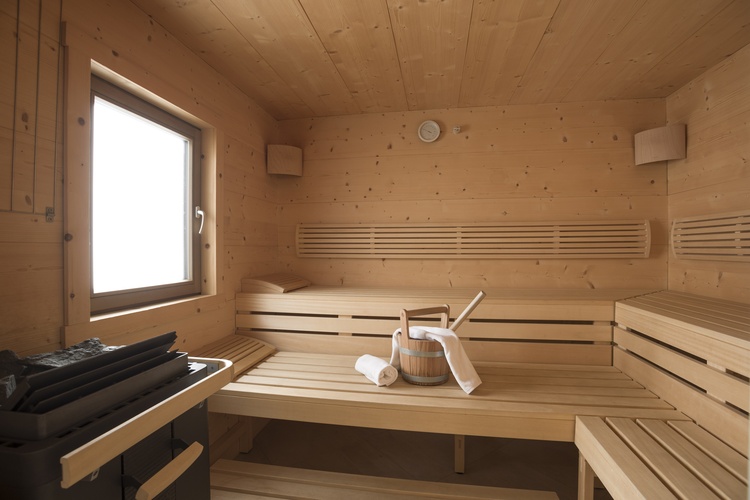 Wellness mit Sauna und Dampfdusche