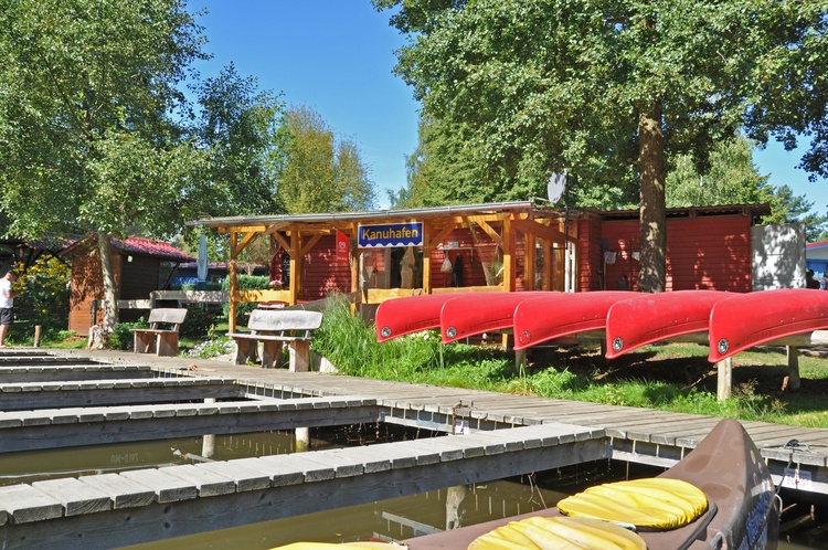 Bootsverleih und Kiosk