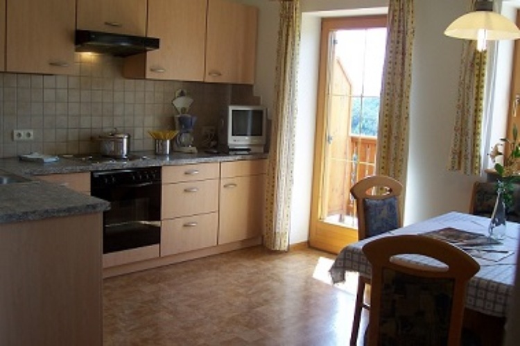 Wohnküche in Ferienwohnung Abendrot für 4-5 Personen