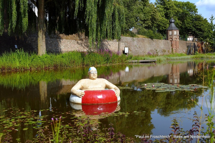 "Paul" im Reeser Froschteich