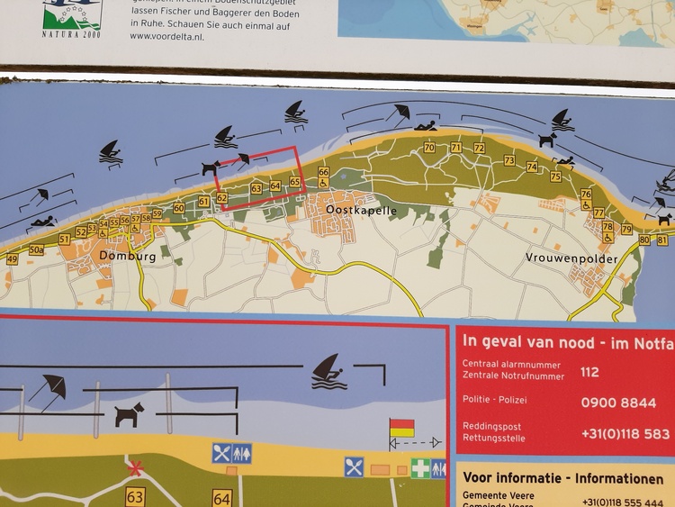 Stränden Oostkapelle-Domburg, ua. Hundenstrand